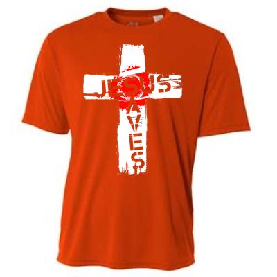 Jesus Saves Cooling Performance Crew T-Shirt