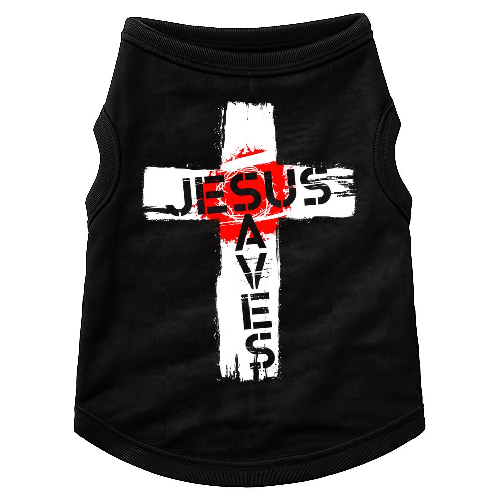 Jesus Saves Doggie Tank