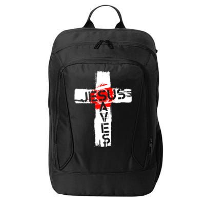 Jesus Saves City Backpack