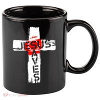 Jesus Saves 11oz C Handle Ceramic Mug