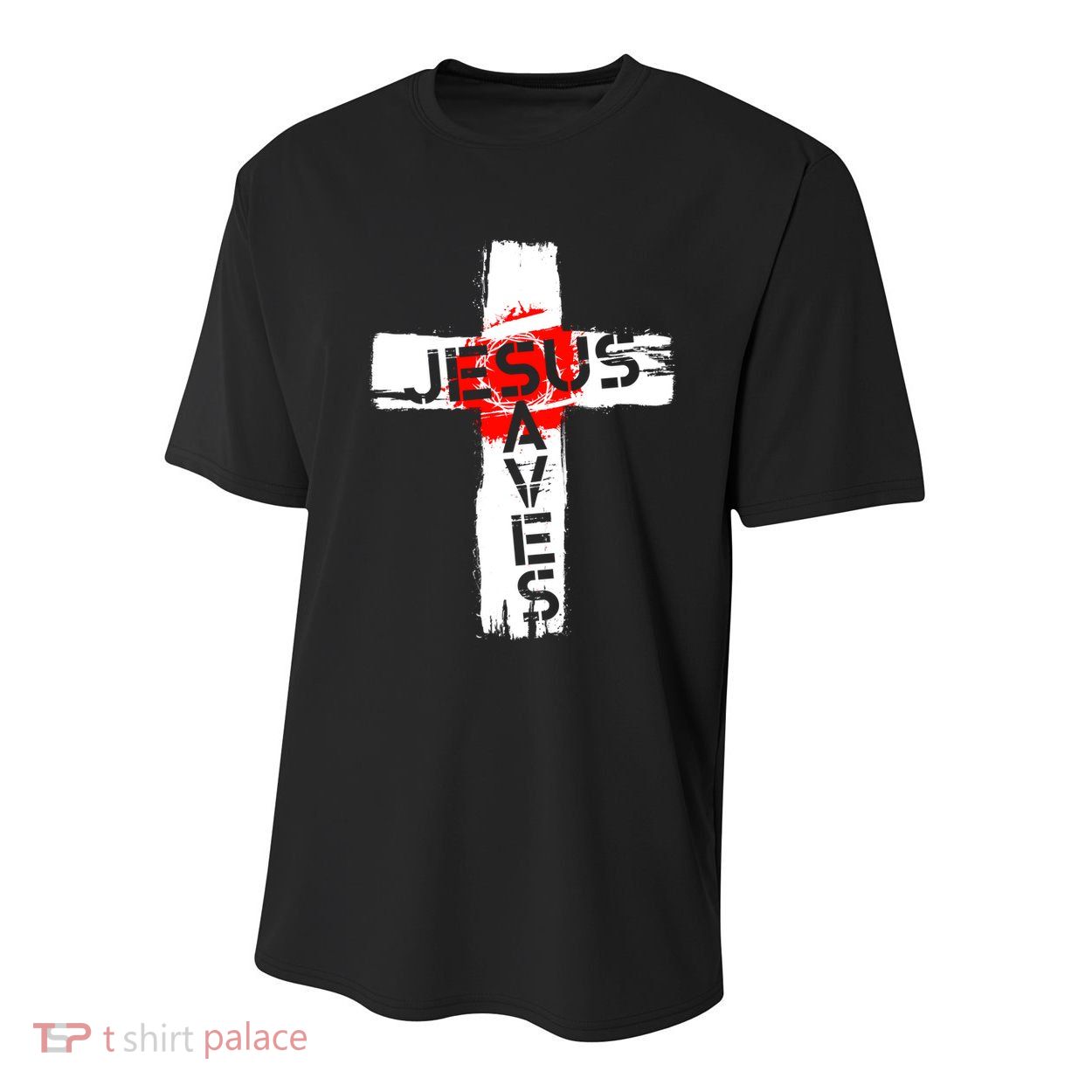 Jesus Saves Youth Performance Sprint T-Shirt