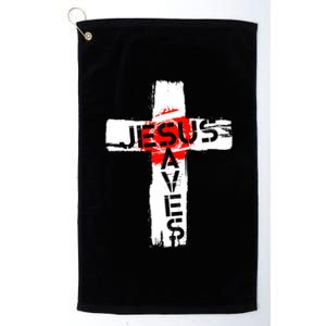 Jesus Saves Platinum Collection Golf Towel