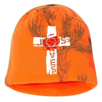 Jesus Saves Kati - Camo Knit Beanie