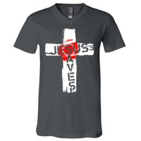 Jesus Saves V-Neck T-Shirt