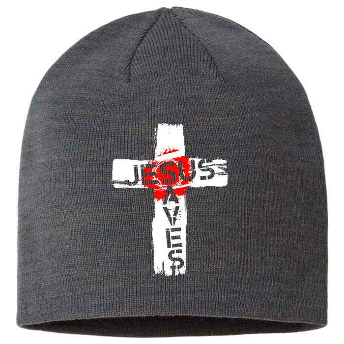 Jesus Saves Sustainable Beanie