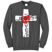 Jesus Saves Tall Sweatshirt