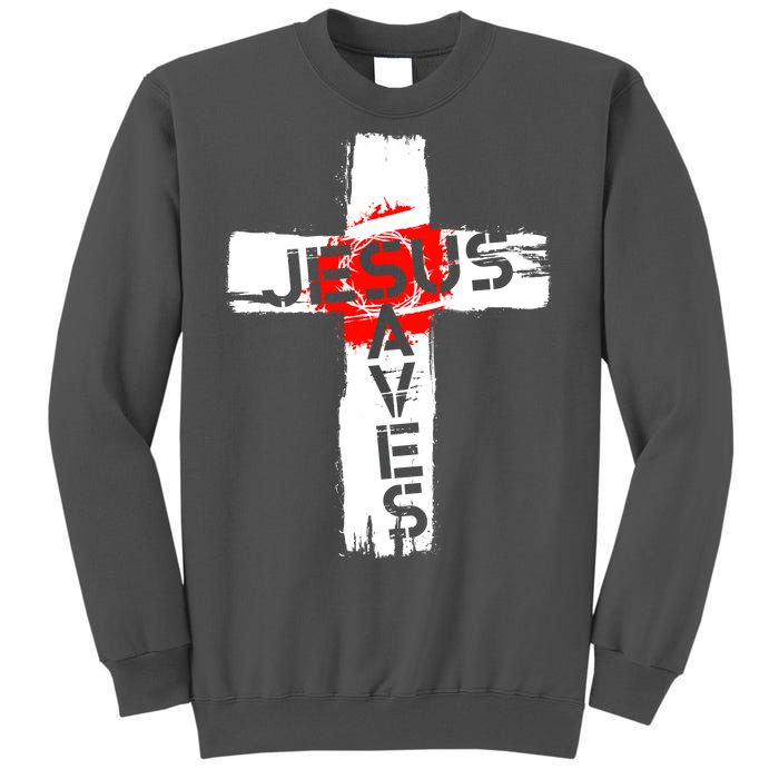 Jesus Saves Tall Sweatshirt