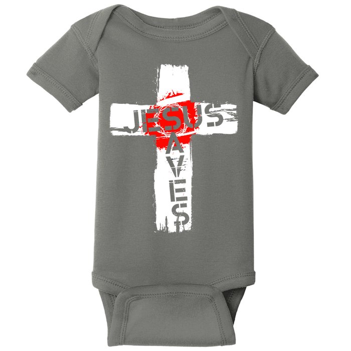 Jesus Saves Baby Bodysuit