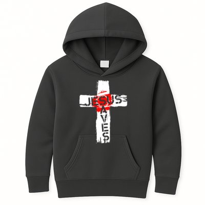 Jesus Saves Kids Hoodie