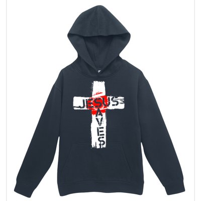 Jesus Saves Urban Pullover Hoodie