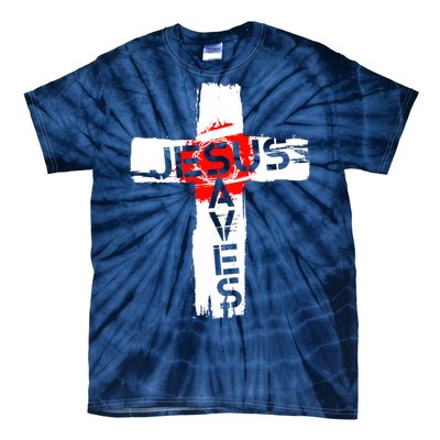 Jesus Saves Tie-Dye T-Shirt