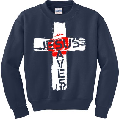 Jesus Saves Kids Sweatshirt