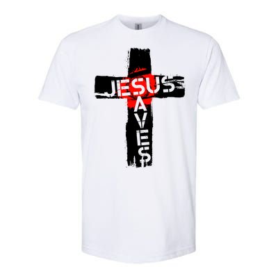 Jesus Saves Softstyle® CVC T-Shirt