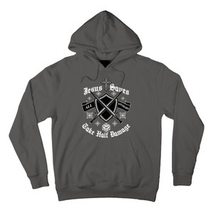 Jesus Saves All Others Take Half Damage DnD Game Hoodie