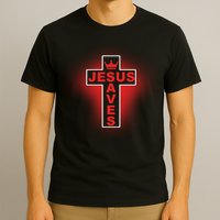 Jesus Saves Christian Faith Cross T-Shirt