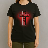 Jesus Saves Christian Faith Cross T-Shirt