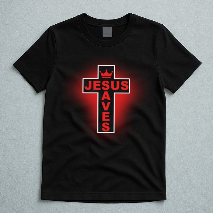 Jesus Saves Christian Faith Cross T-Shirt