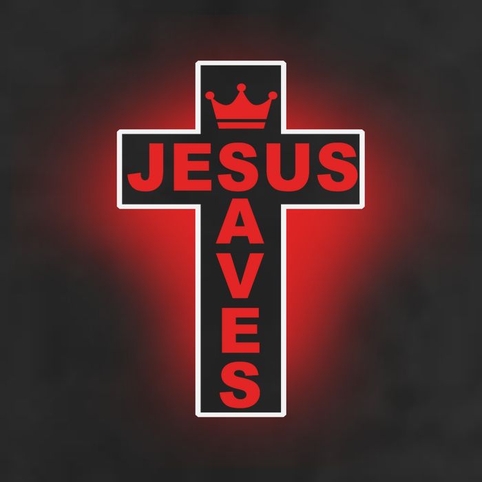 Jesus Saves Christian Faith Cross Trucker Hat