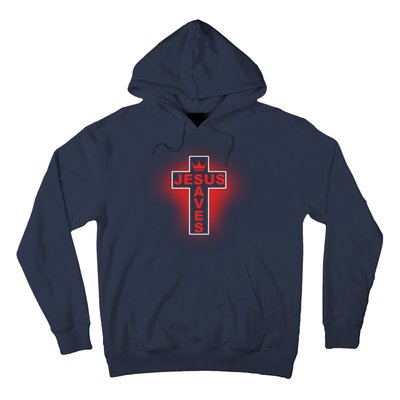 Jesus Saves Christian Faith Cross Hoodie