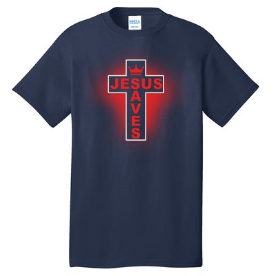 Jesus Saves Christian Faith Cross Tall T-Shirt