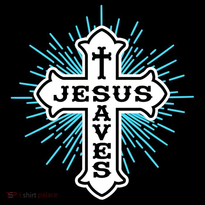Jesus Saves Cross Flexfit Unipanel Trucker Cap