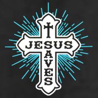Jesus Saves Cross Adult Drive Performance Visor
