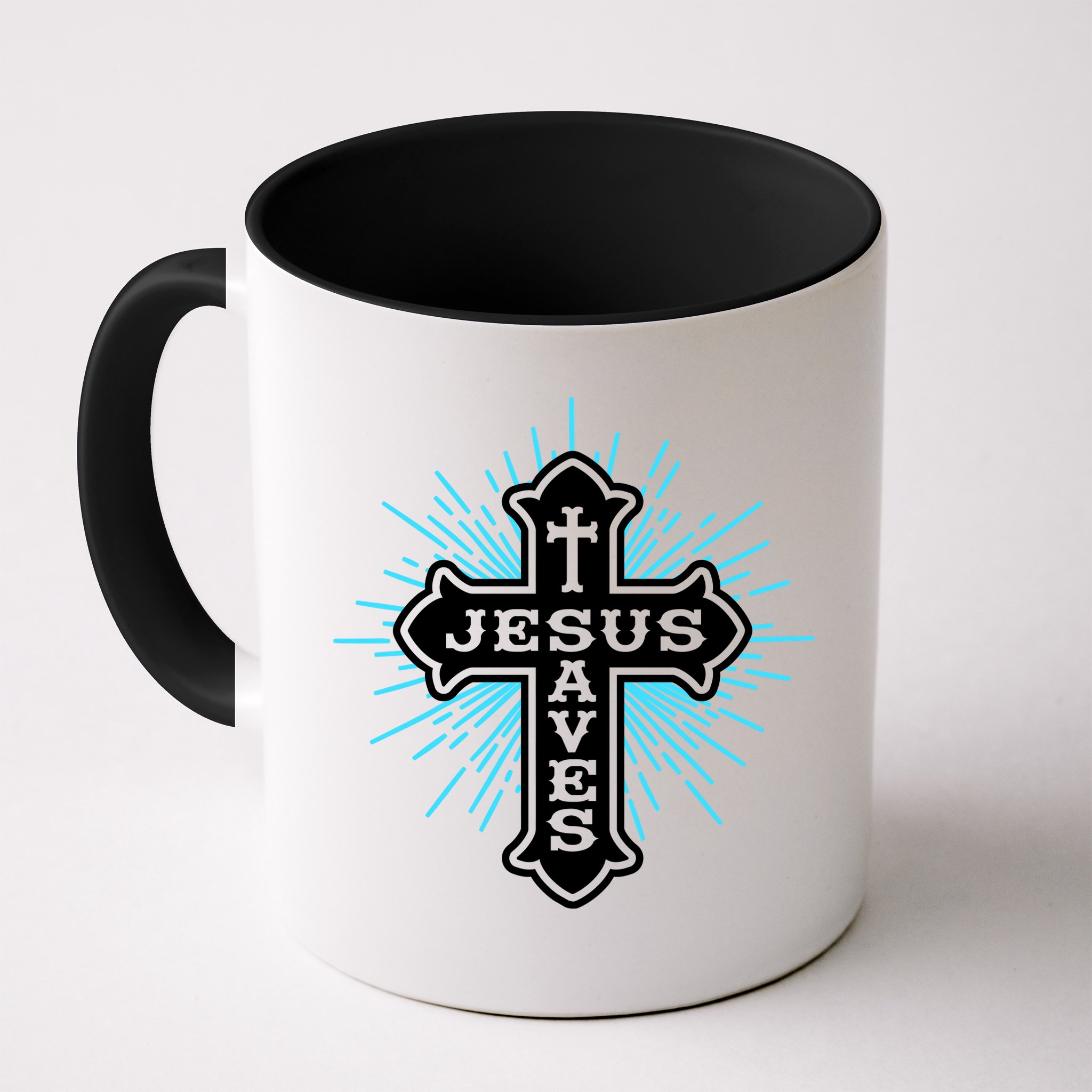 Jesus Saves Cross Mug