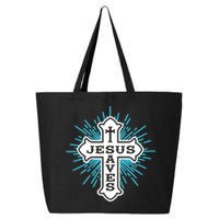 Jesus Saves Cross 25L Jumbo Tote
