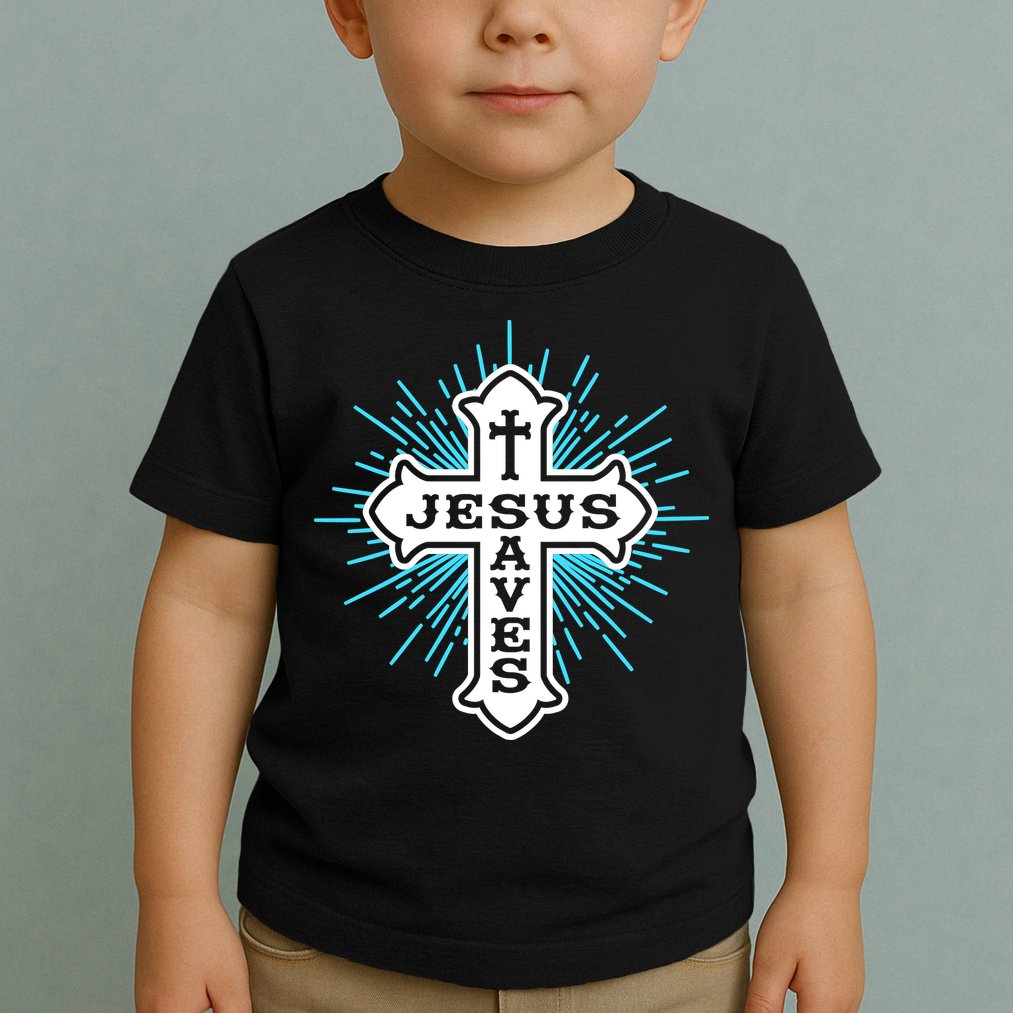Jesus Saves Cross Toddler T-Shirt