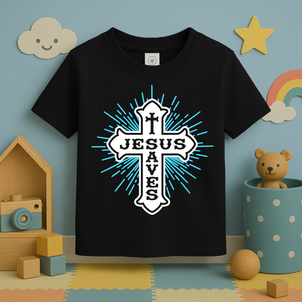 Jesus Saves Cross Toddler T-Shirt