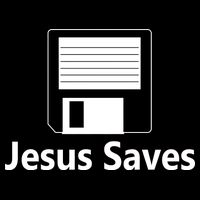 Jesus Saves Floppy Disk 7-Panel Snapback Hat