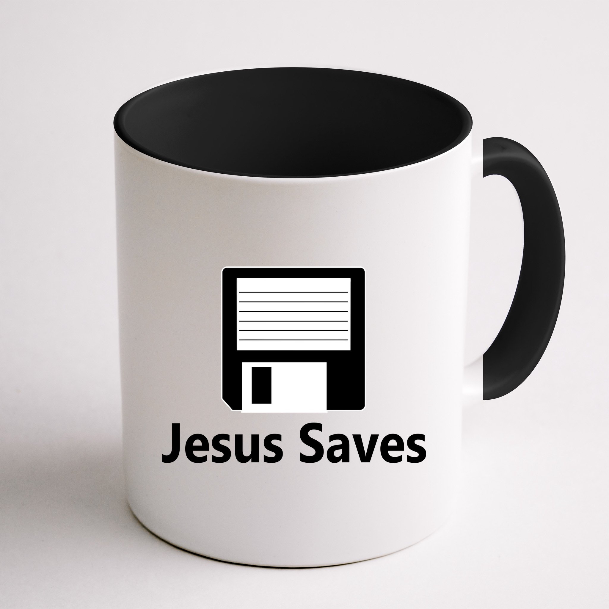 Jesus Saves Floppy Disk Mug