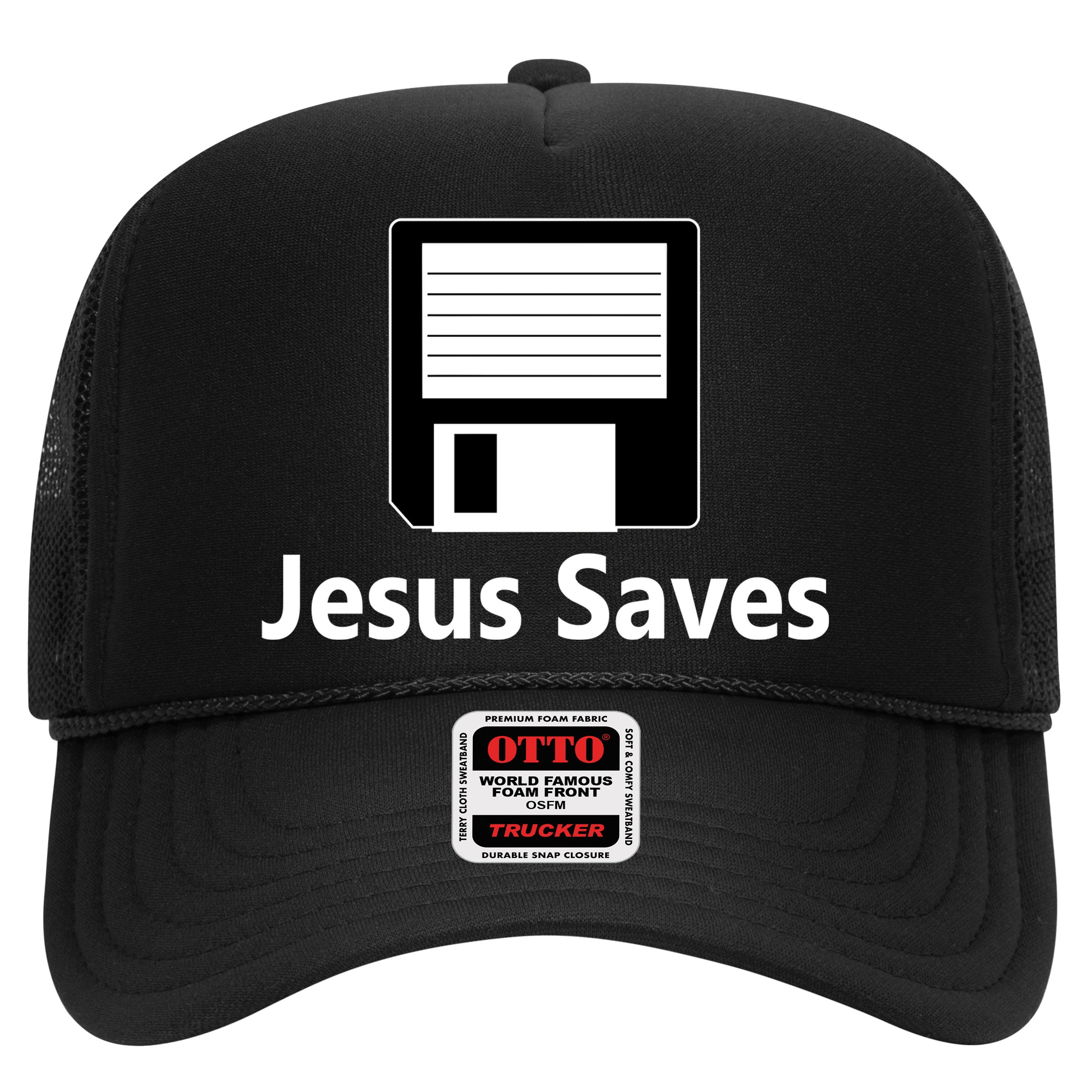 Jesus Saves Floppy Disk Hat