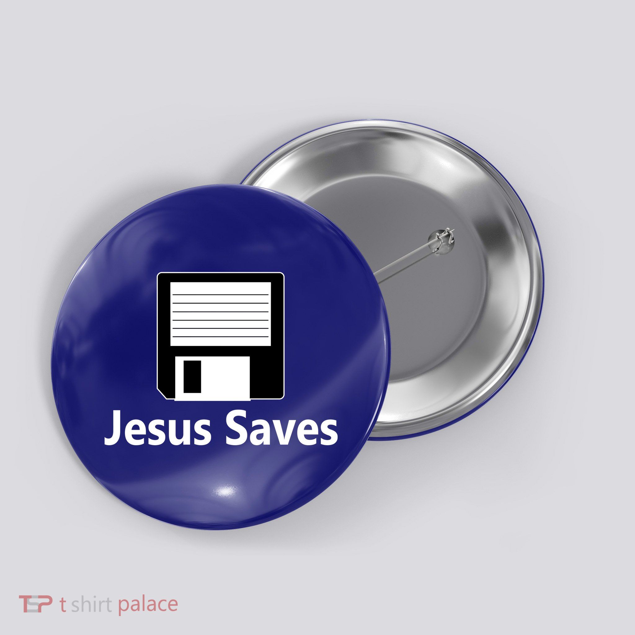Jesus Saves Floppy Disk Button