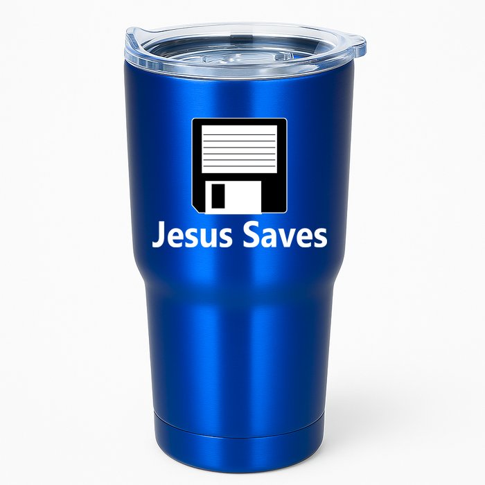Jesus Saves Floppy Disk Tumbler