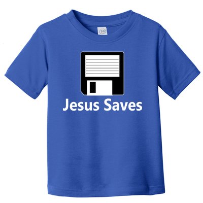 Jesus Saves Floppy Disk Toddler T-Shirt