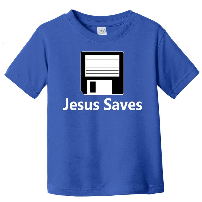 Jesus Saves Floppy Disk Toddler T-Shirt