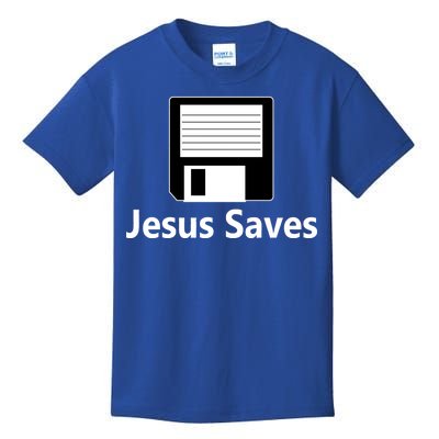 Jesus Saves Floppy Disk Kids T-Shirt