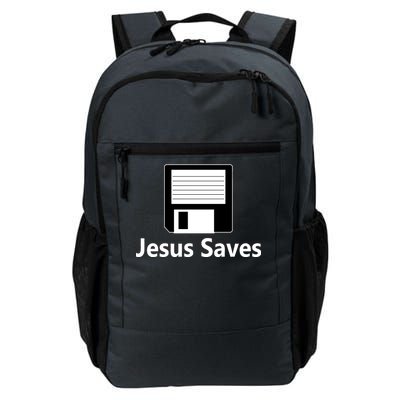 Jesus Saves Floppy Disk Daily Commute Backpack