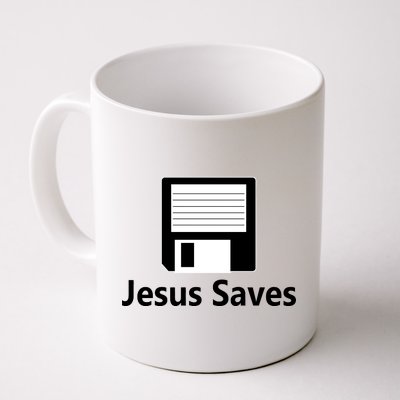 Jesus Saves Floppy Disk Coffee Mug