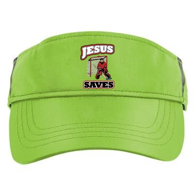 Jesus Saves Hockey Goalie Adult Drive Performance Visor