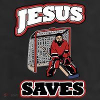 Jesus Saves Hockey Goalie Trucker Hat