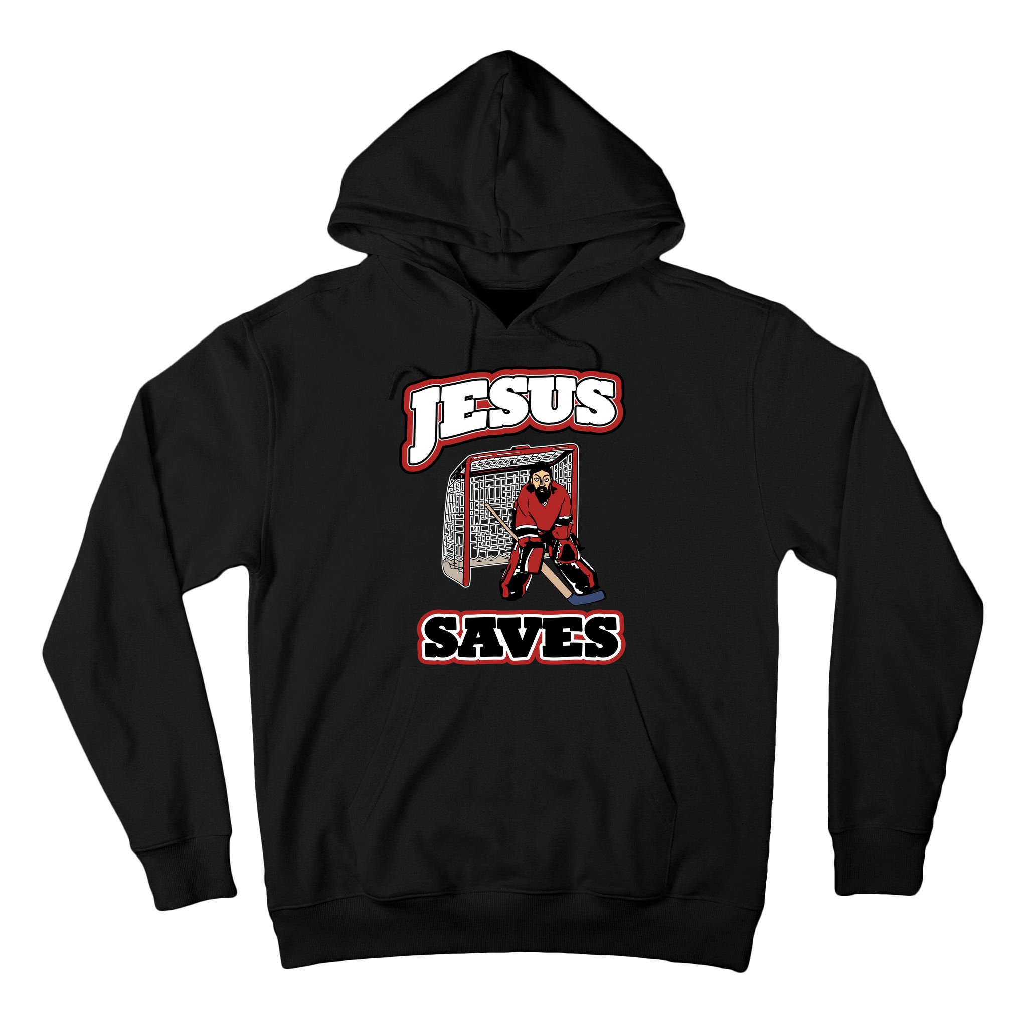 Jesus Saves Hockey Goalie Tall Hoodie