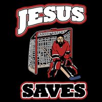Jesus Saves Hockey Goalie Tank Top