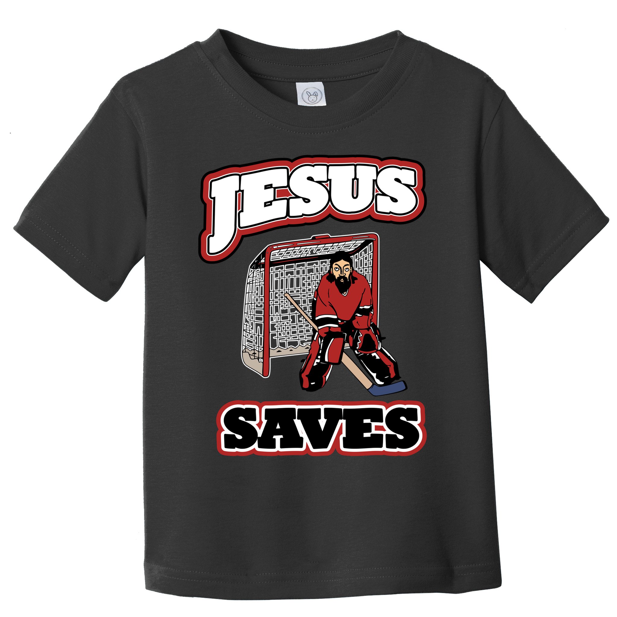 Jesus Saves Hockey Goalie Toddler T-Shirt