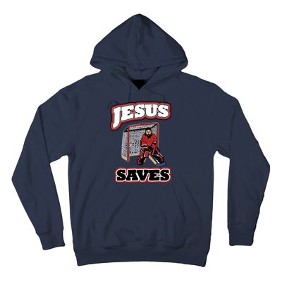 Jesus Saves Hockey Goalie Hoodie