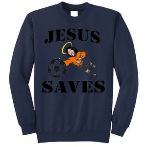 Jesus Saves Soccer Goalie Sweatshirt