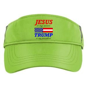 Jesus Savior Trump President Adult Drive Performance Visor