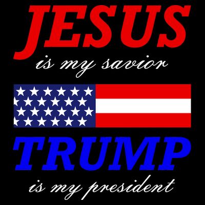 Jesus Savior Trump President T-Shirt