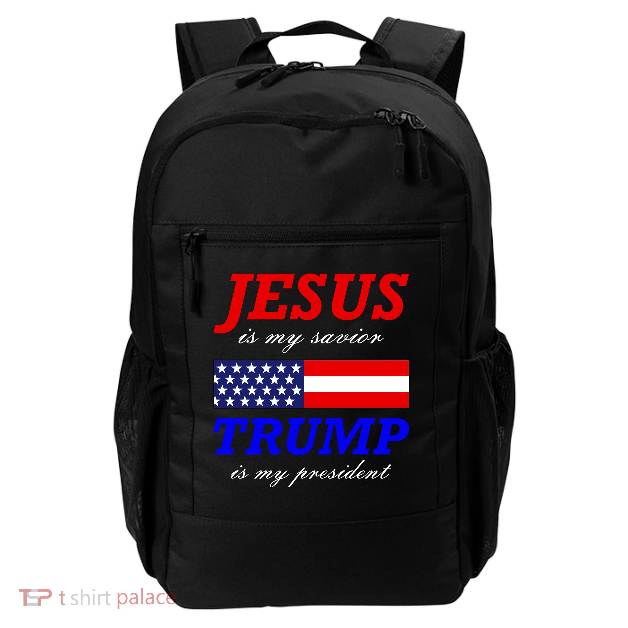 Jesus Savior Trump President Daily Commute Backpack
